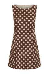 Lydie Mini Dress Cioccolato Dot — packshot