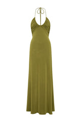Maely Gathered Slinky Maxi Dress — packshot