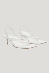 Mai Sling Back Thong Heel — model front