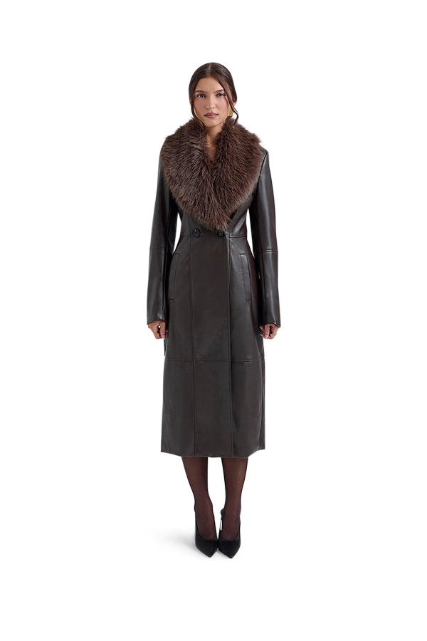 Marcel Leather Coat