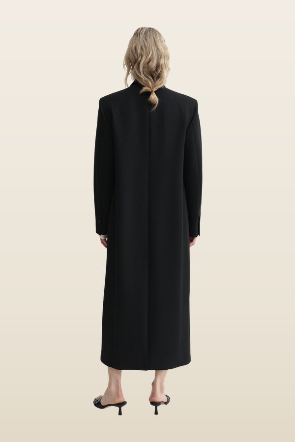 Margot Long Tailored Blazer, — model back