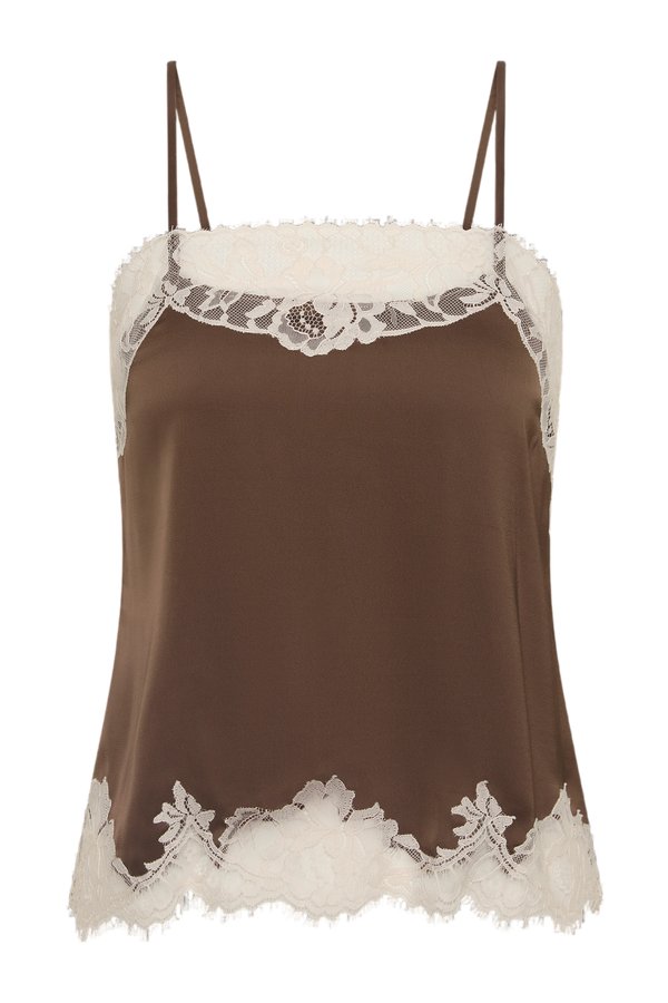 Marisol Top Chocolate Lace — packshot