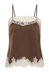 Marisol Top Chocolate Lace — packshot