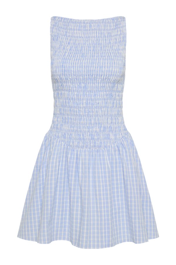 Martina Mini Dress Paloma Check — packshot