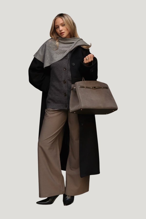 Wide Mid Waist Pants — extra