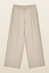 Wide Mid Waist Pants — model back
