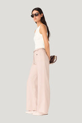 Tweed trousers — model side