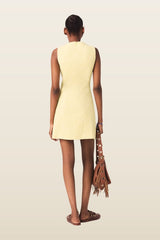 Short tweed dress — model back
