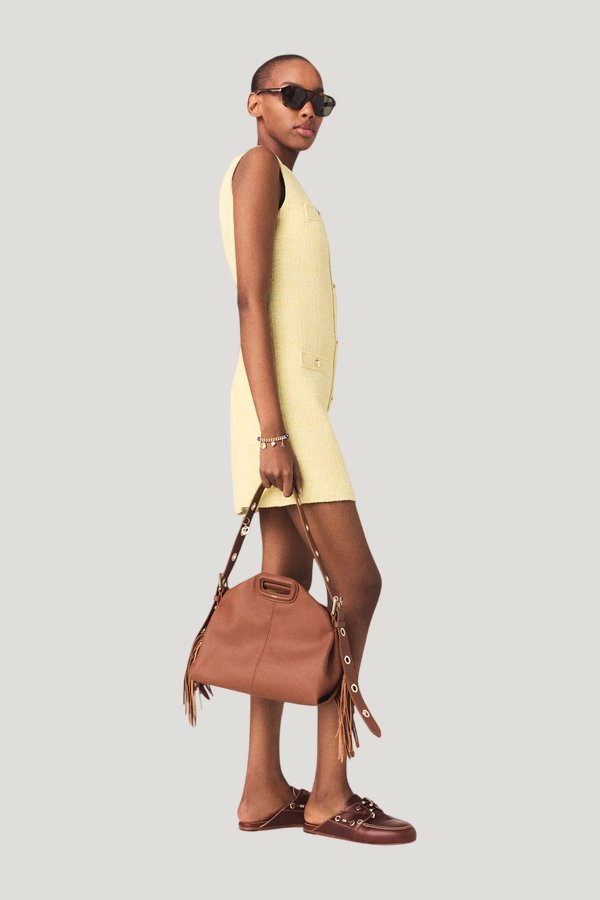 Short tweed dress — model side