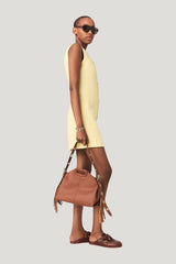 Short tweed dress — model side