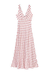 Patterned silk dress — packshot