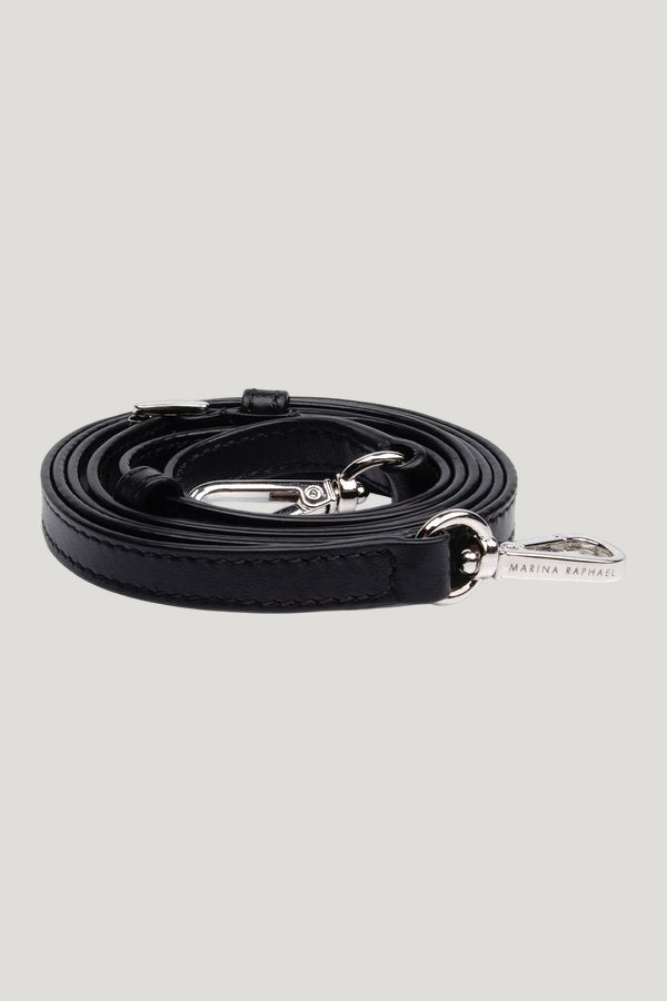 Micro Riviera In Black Leather — extra