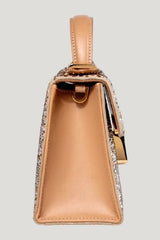 Micro Stella In Gold Crystal — model side