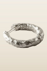 Mid Hoop Silver — model back