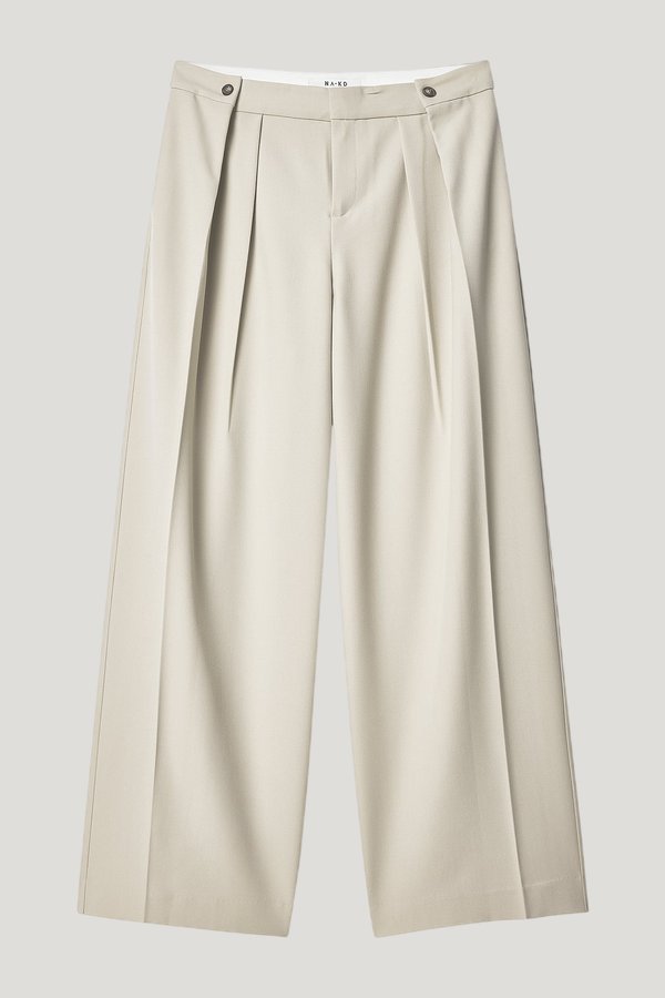 Mid Waist Suit Pants — extra