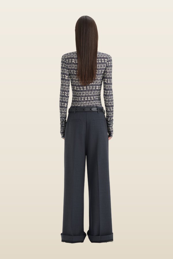 Millie Long Sleeve Top — model back