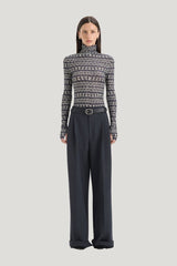 Millie Long Sleeve Top — model front