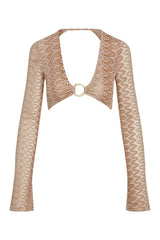 Montego Crop Top - Porto Cervo Gold — packshot