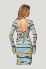 Montego Crop Top - Sardinia — model side