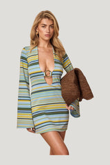 Montego Mini Dress - Sardinia — model front