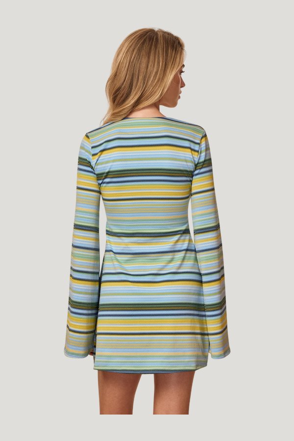 Montego Mini Dress - Sardinia — model side
