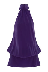 Museum jumpsuit in Purple Silk — packshot