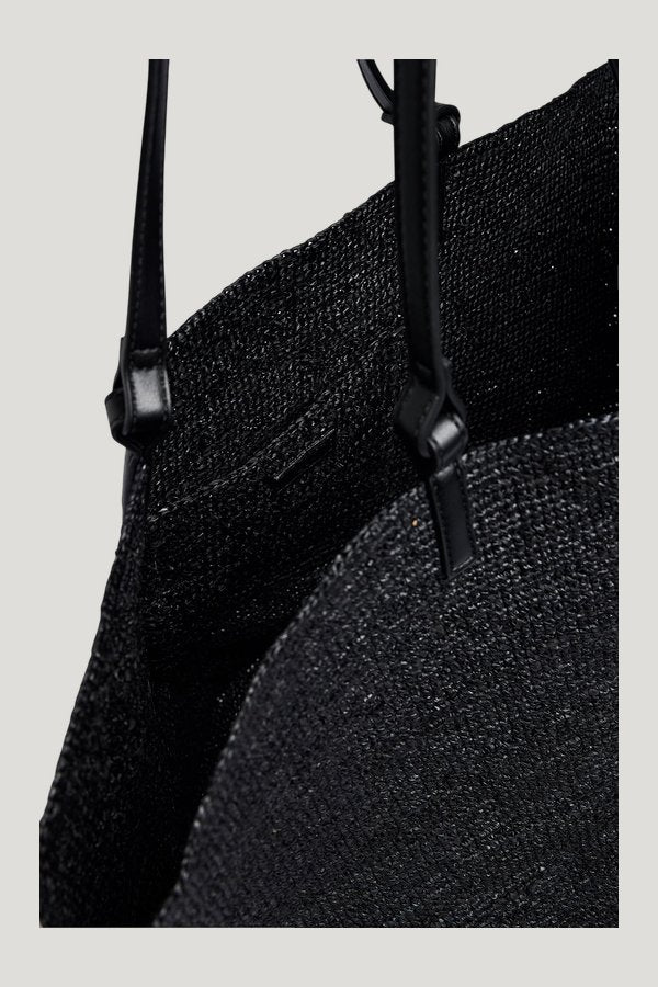 Natural Raffia Tote — extra