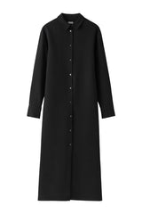 Nile Crepe Shirt Dress, — packshot