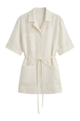 Noosa Mini Tee Dress - Natural — packshot