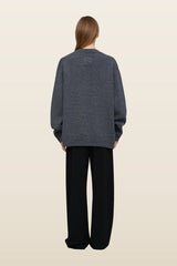 Renea - Wool blend sweater — model back