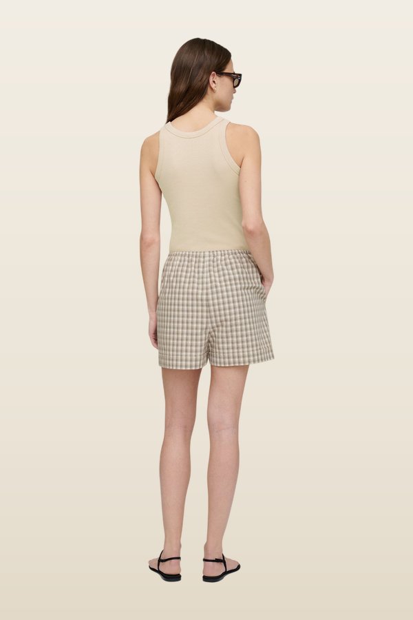 Herve - Tank top - Creme — model back