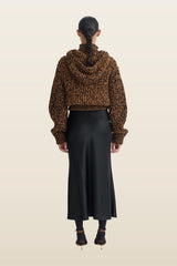 Sonnet - Jacket - Rust/Black — model back