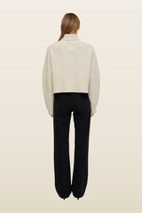 Narda - Sweater - Creme — model back