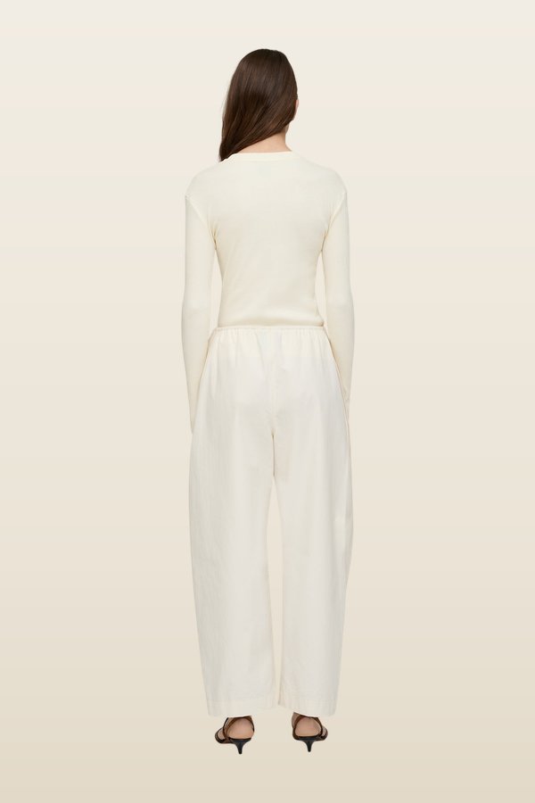 Tamsin - Long sleeve top - Creme — model back