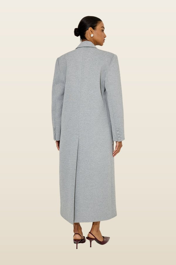Oversized Coat — model back