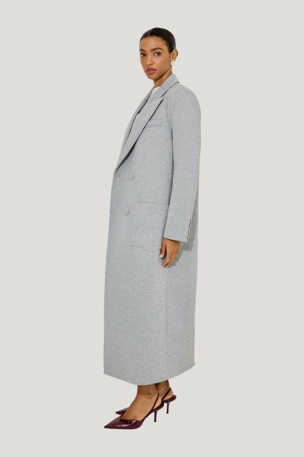 Oversized Coat — model side