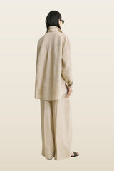Oversized summer shirt natural — carry 4