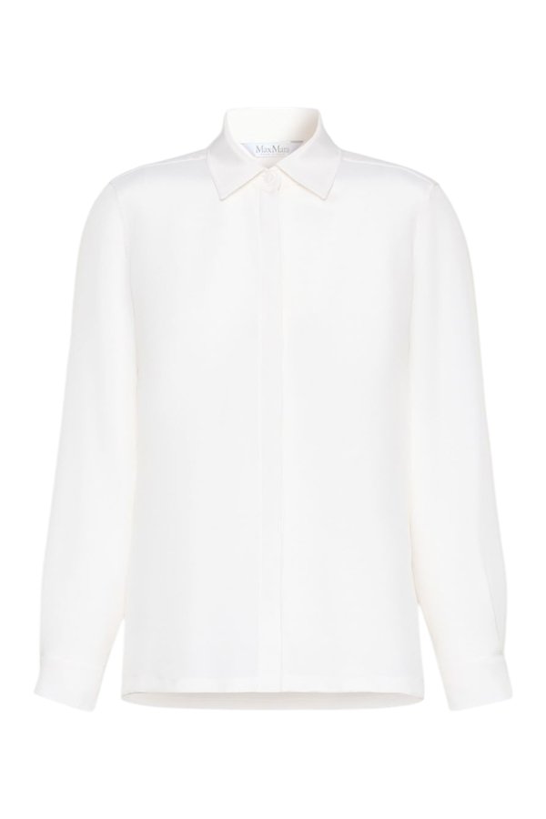 Silk crepe de chine shirt — packshot