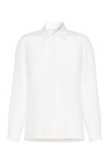Silk crepe de chine shirt — packshot
