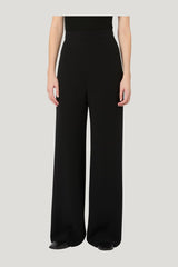 Cady wide-leg trousers — model side