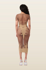 Peachy Dress — model back