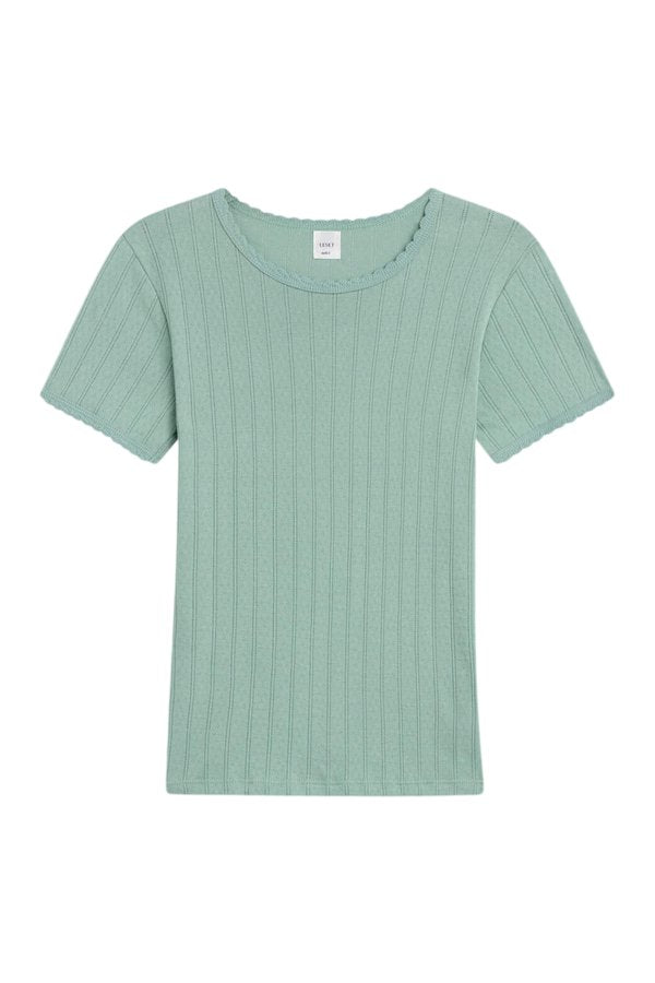 Pointelle Slim Fit Tee — packshot