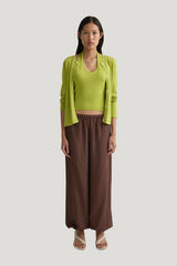 Rae Cardigan — model front