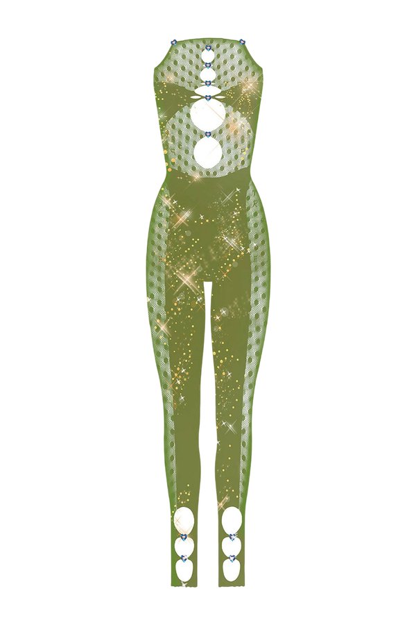 Rhinestoned Janice Jumpsuit — packshot