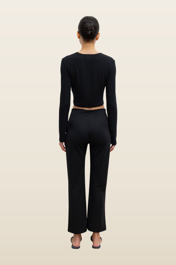 Rio High Waist Flare Pant — model back