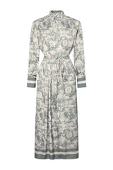 Riviera Shirt Dress (Vintage Chateau Steel — packshot
