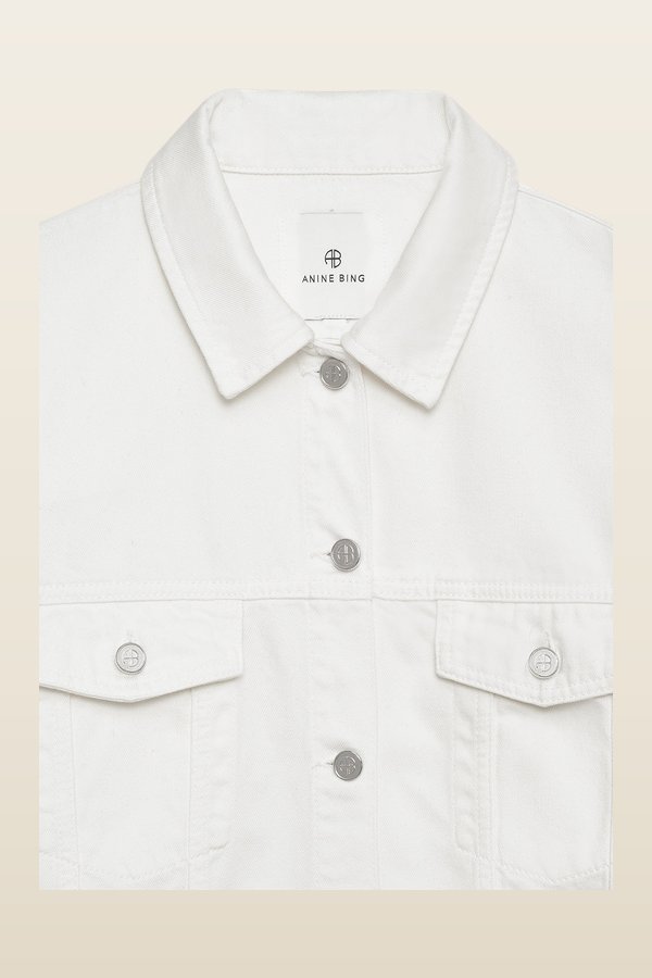 Rory Jacket - Ecru — model back