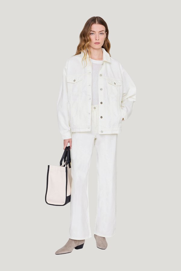 Rory Jacket - Ecru — model front