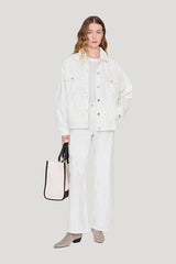 Rory Jacket - Ecru — model front