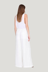 Roslyn Pant - Ivory — model side